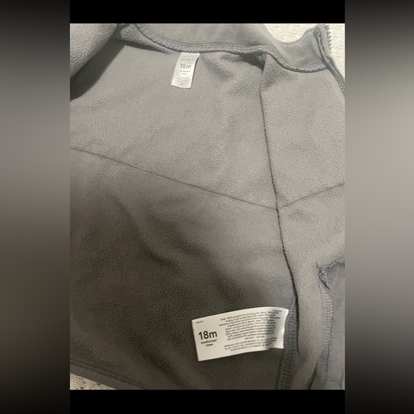 Carters zip up fleece toddler jacket - Picture 4 of 4